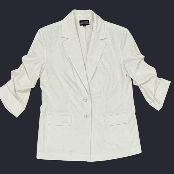 Danielle Bernstein White Blazer/Coat - Picture 1 of 6